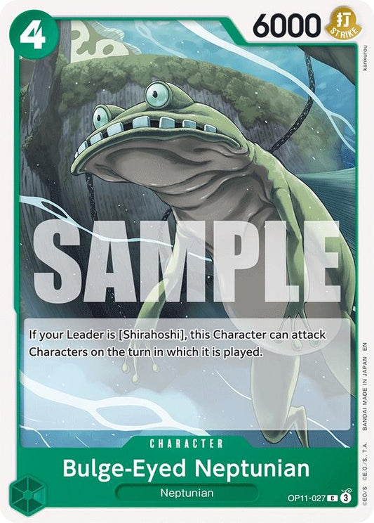 Image for Bulge-Eyed Neptunian [OP11-027] - One Piece Card Game
