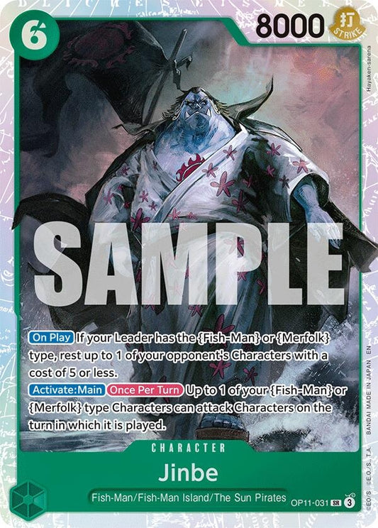 Image for Jinbe (031) [OP11-031] - One Piece Card Game