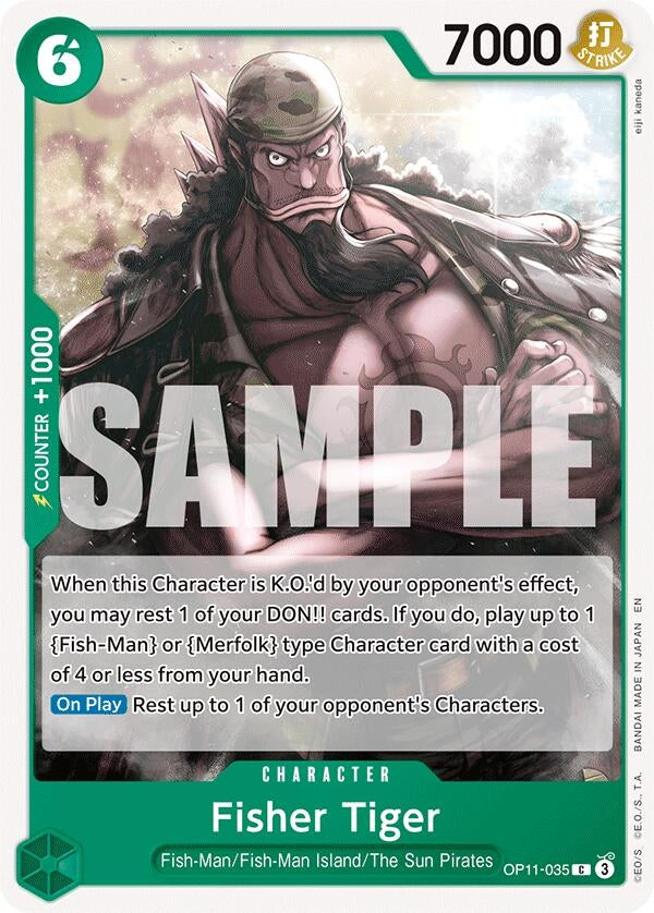 Image for Fisher Tiger [OP11-035] - One Piece Card Game