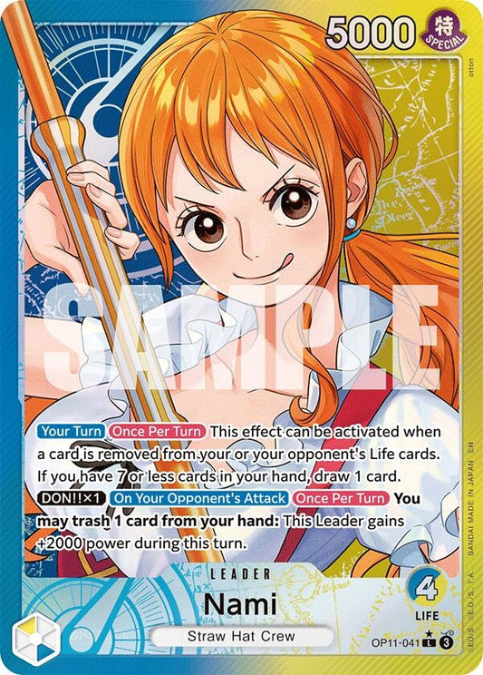 Image for Nami (041) (Alternate Art) [OP11-041] - One Piece Card Game