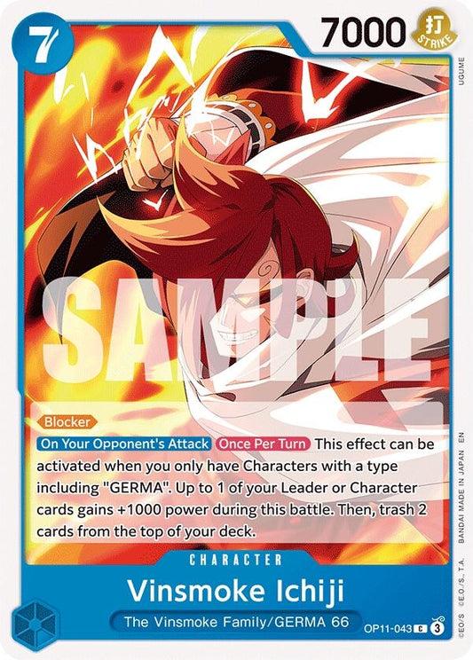 Image for Vinsmoke Ichiji [OP11-043] - One Piece Card Game