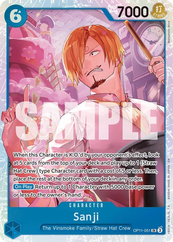 Image for Sanji [OP11-051] - One Piece Card Game