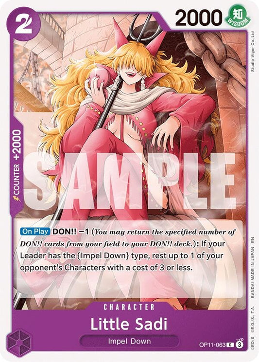 Image for Little Sadi [OP11-063] - One Piece Card Game