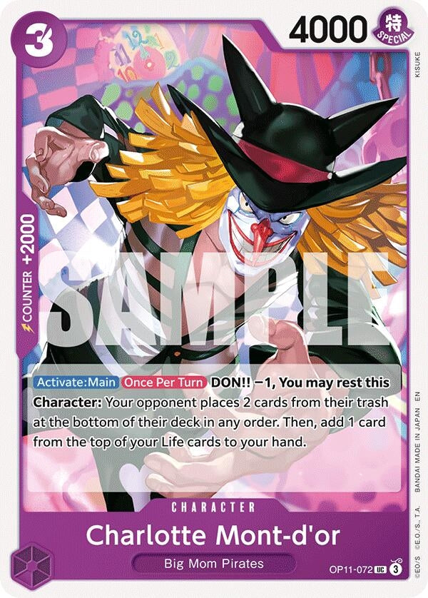 Image for Charlotte Mont-d'or [OP11-072] - One Piece Card Game