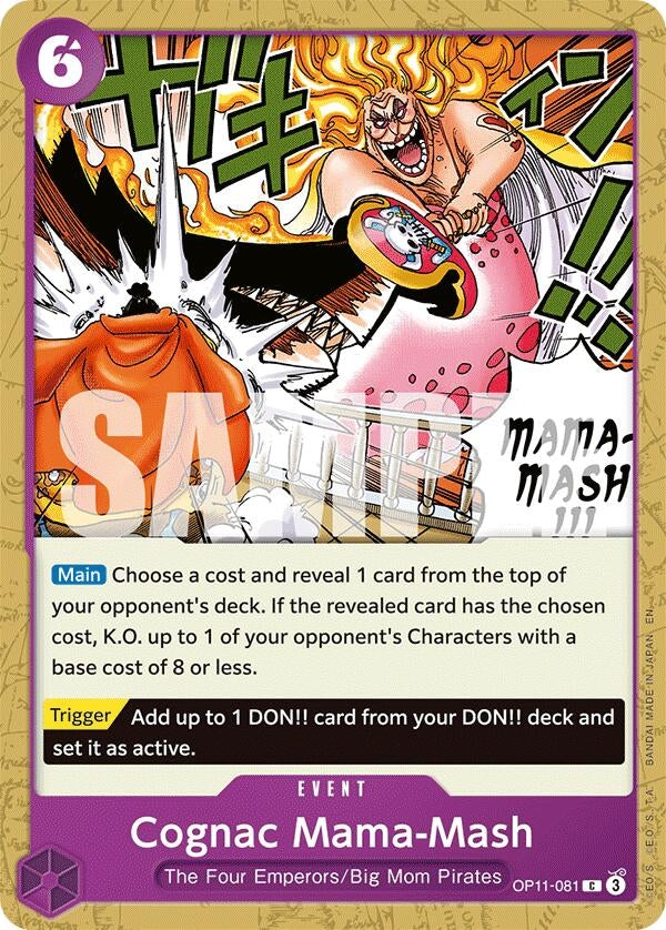 Image for Cognac Mama-Mash [OP11-081] - One Piece Card Game