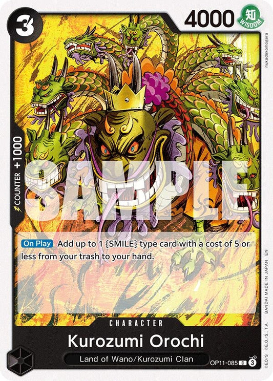 Image for Kurozumi Orochi [OP11-085] - One Piece Card Game