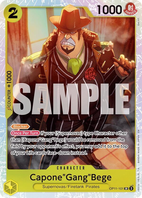 Image for Capone"Gang"Bege (101) [OP11-101] - One Piece Card Game