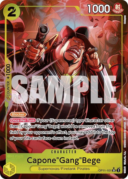 Image for Capone"Gang"Bege (101) (Alternate Art) [OP11-101] - One Piece Card Game
