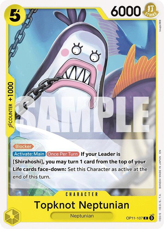Image for Topknot Neptunian [OP11-107] - One Piece Card Game