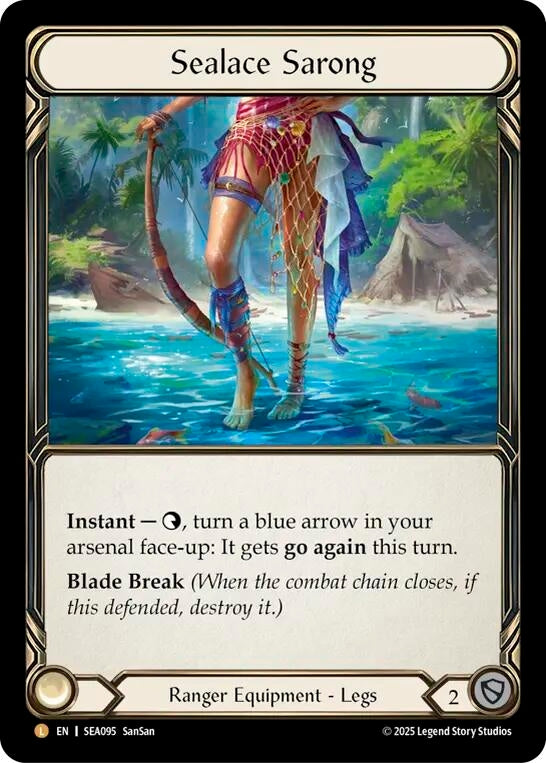 Image for Sealace Sarong [SEA095] - Flesh and Blood TCG