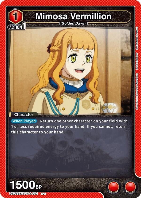 Image for Mimosa Vermillion [UE08ST/BCV-1-091] - Union Arena