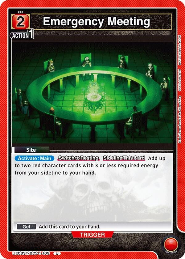 Image for Emergency Meeting [UE08ST/BCV-1-109] - Union Arena