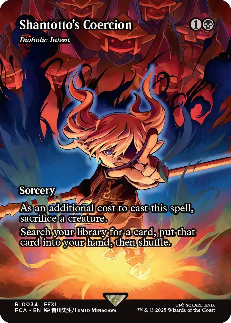 Image for Shantotto's Coercion - Diabolic Intent (Showcase) [34] - Magic: The Gathering
