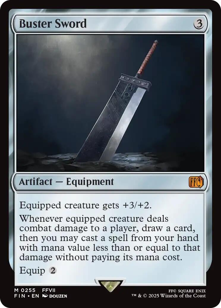 Image for Buster Sword [255] - Magic: The Gathering