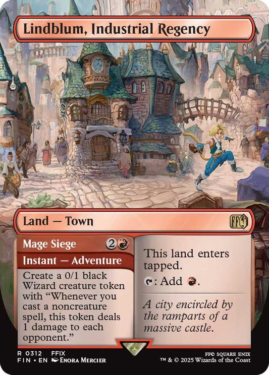 Image for Lindblum, Industrial Regency (Borderless) [312] - Magic: The Gathering