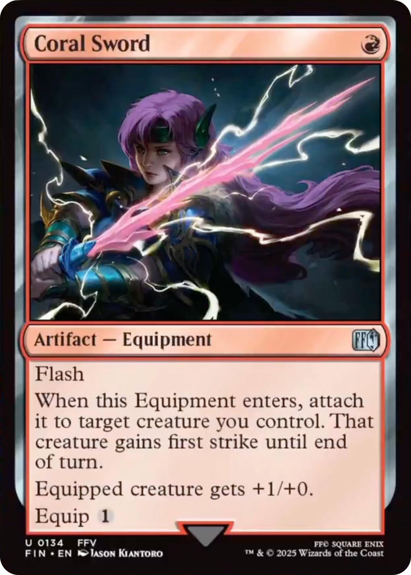 Image for Coral Sword [134] - Magic: The Gathering