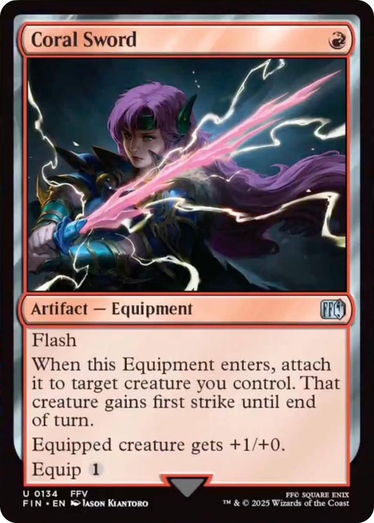 Image for Coral Sword [134] - Magic: The Gathering