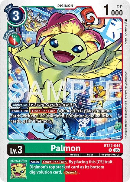 Image for Palmon [BT22-044 U] - Digimon Card Game