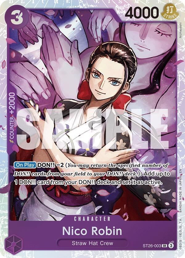 Image for Nico Robin [ST26-003] - One Piece Card Game