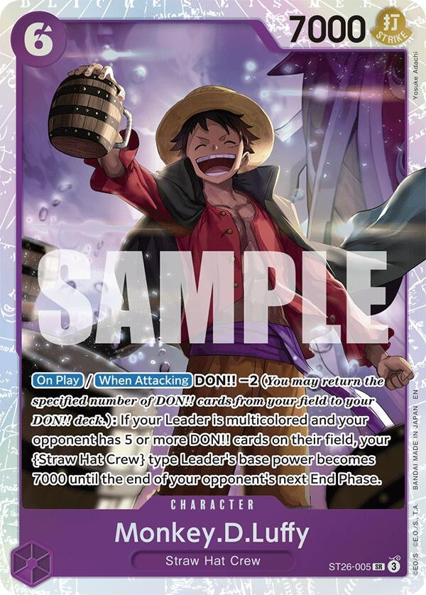 Image for Monkey.D.Luffy (ST26-005) [ST26-005] - One Piece Card Game