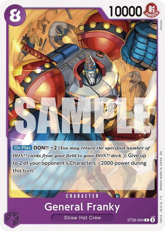 Image for General Franky [ST26-004] - One Piece Card Game
