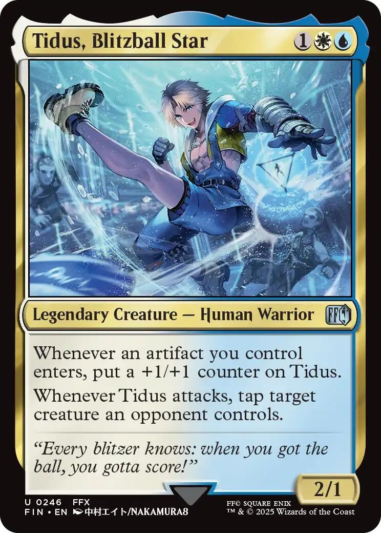 Image for Tidus, Blitzball Star [246] - Magic: The Gathering