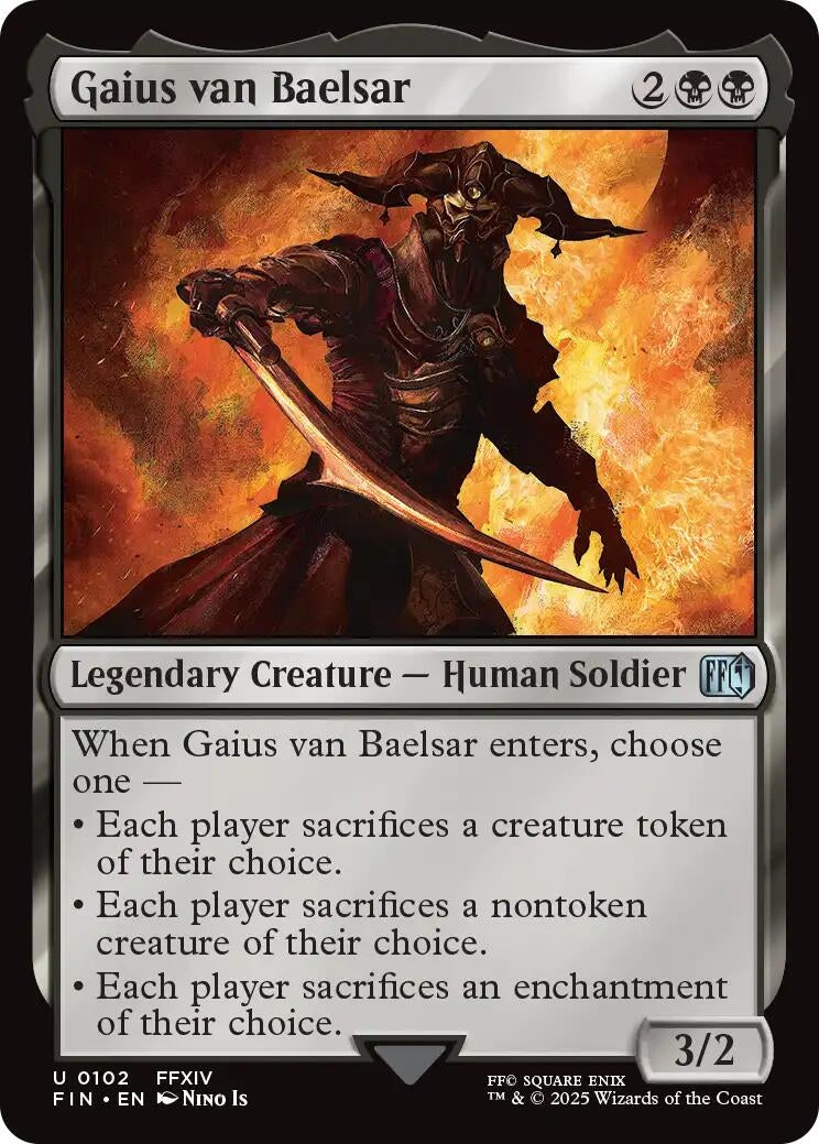 Image for Gaius van Baelsar [102] - Magic: The Gathering