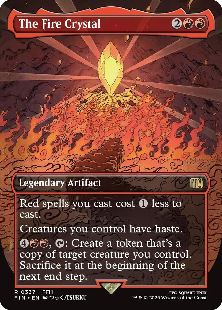 Image for The Fire Crystal (Borderless) [337] - Magic: The Gathering