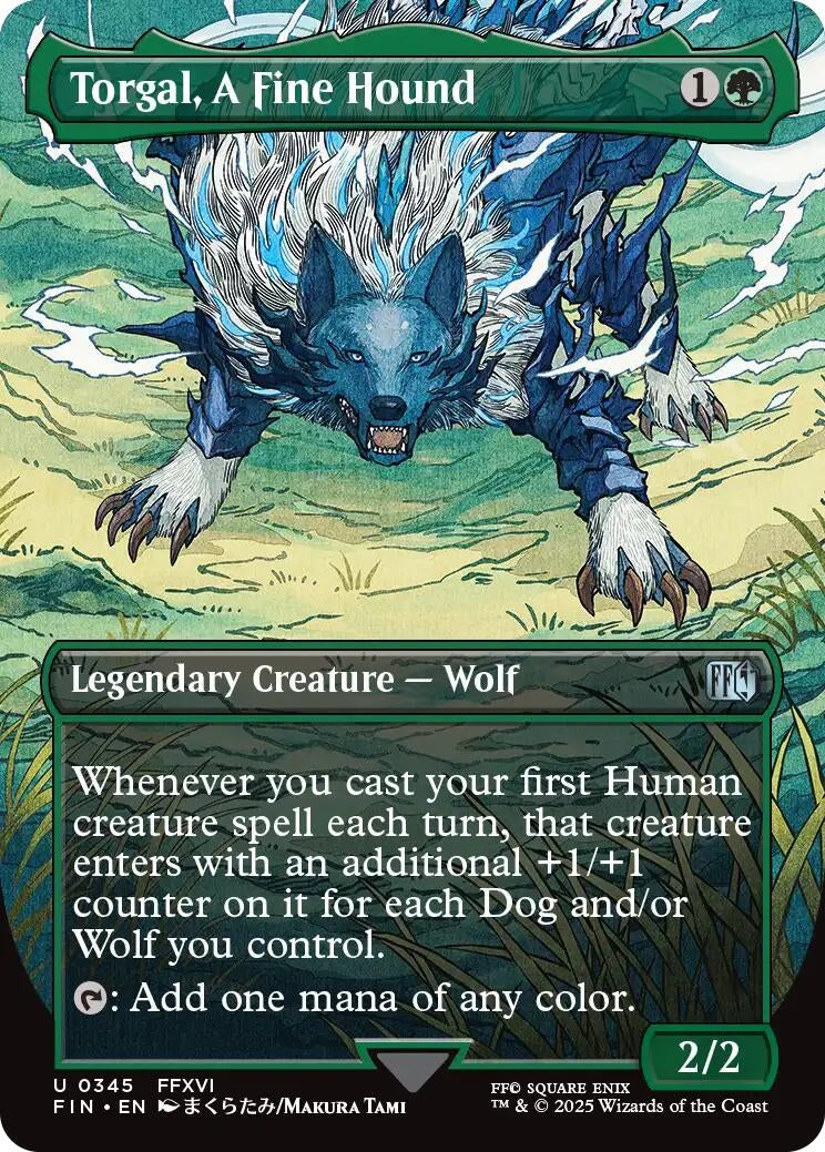 Image for Torgal, A Fine Hound (Borderless) [345] - Magic: The Gathering