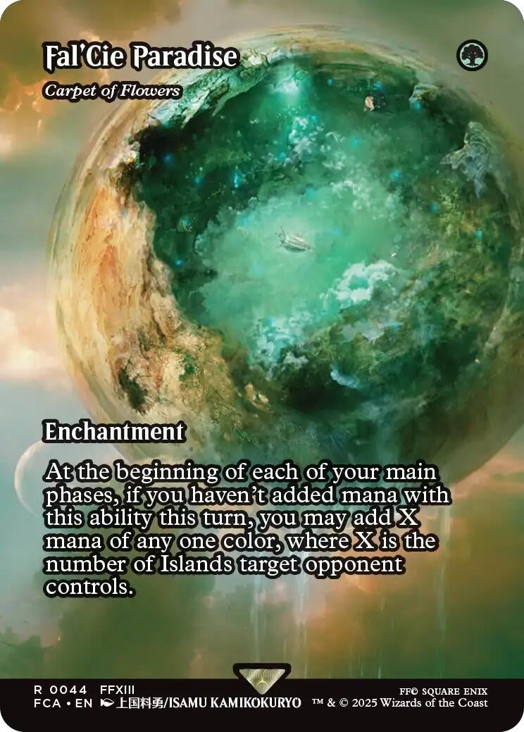 Image for Fal'Cie Paradise - Carpet of Flowers (Showcase) [44] - Magic: The Gathering