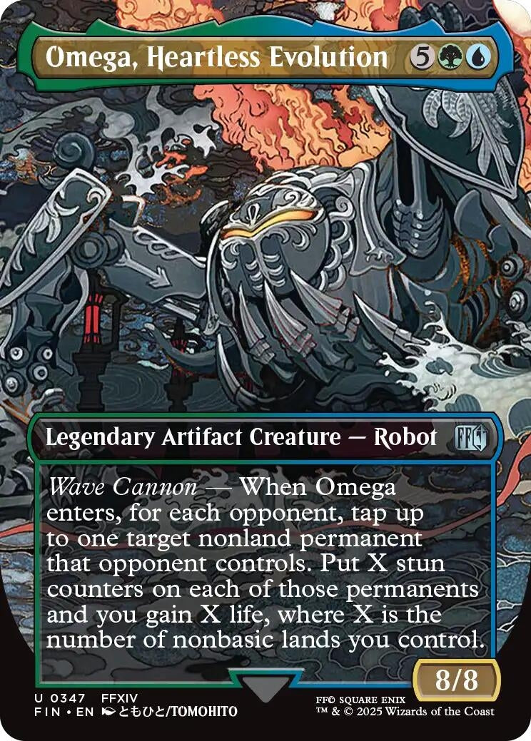Image for Omega, Heartless Evolution (Borderless) [347] - Magic: The Gathering
