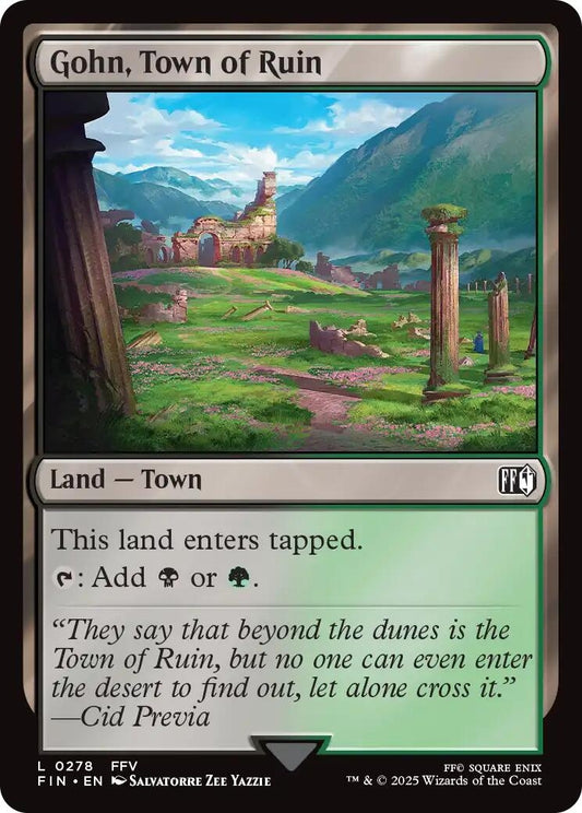 Image for Gohn, Town of Ruin [278] - Magic: The Gathering