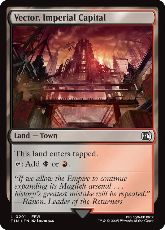 Image for Vector, Imperial Capital [291] - Magic: The Gathering