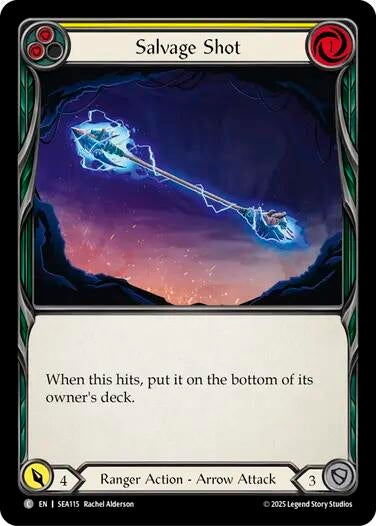 Image for Salvage Shot (Yellow) [SEA115] - Flesh and Blood TCG