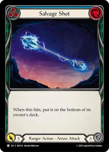 Image for Salvage Shot (Blue) [SEA116] - Flesh and Blood TCG