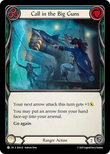 Image for Call in the Big Guns (Blue) [SEA122] - Flesh and Blood TCG