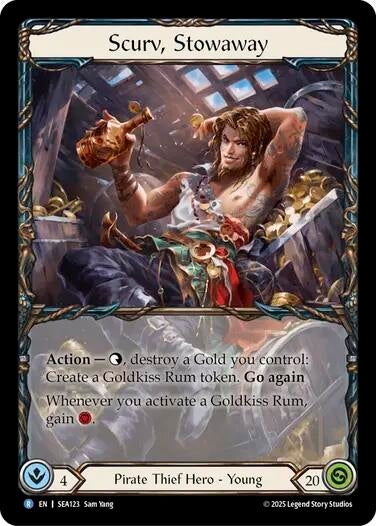 Image for Scurv, Stowaway [SEA123] - Flesh and Blood TCG
