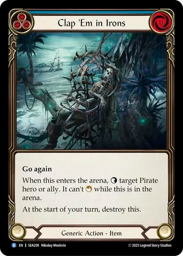 Image for Clap 'Em in Irons [SEA209] - Flesh and Blood TCG