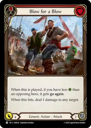 Image for Blow for a Blow [SEA216] - Flesh and Blood TCG