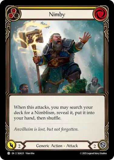 Image for Nimby (Yellow) [SEA221] - Flesh and Blood TCG