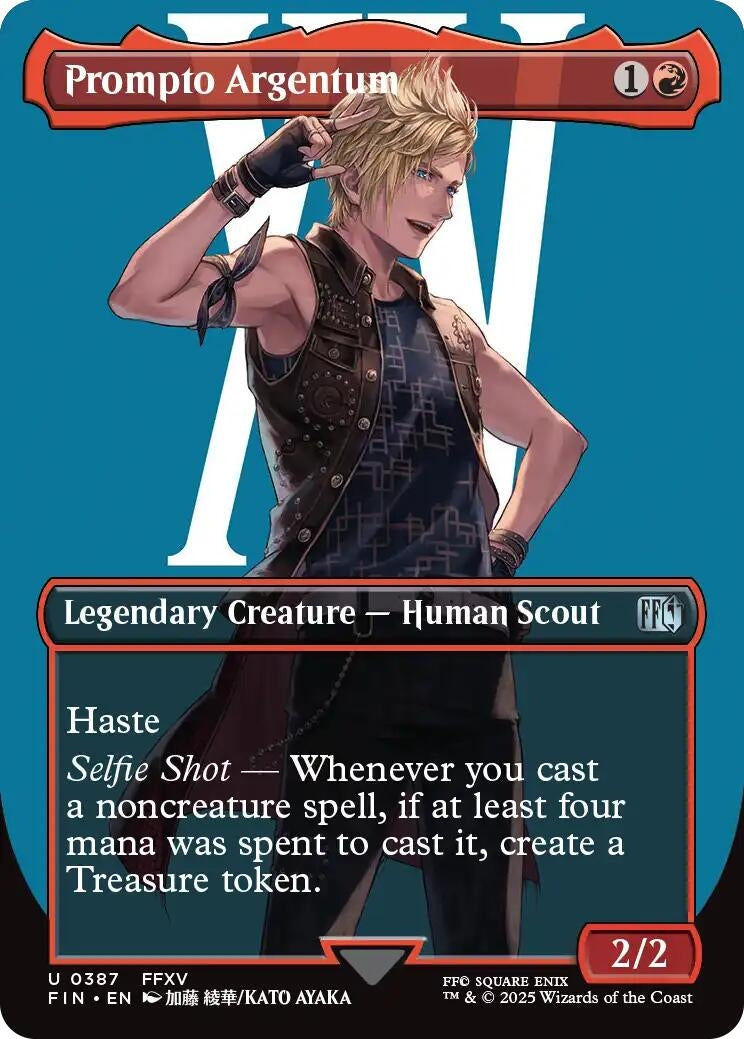 Image for Prompto Argentum (Borderless) [387] - Magic: The Gathering