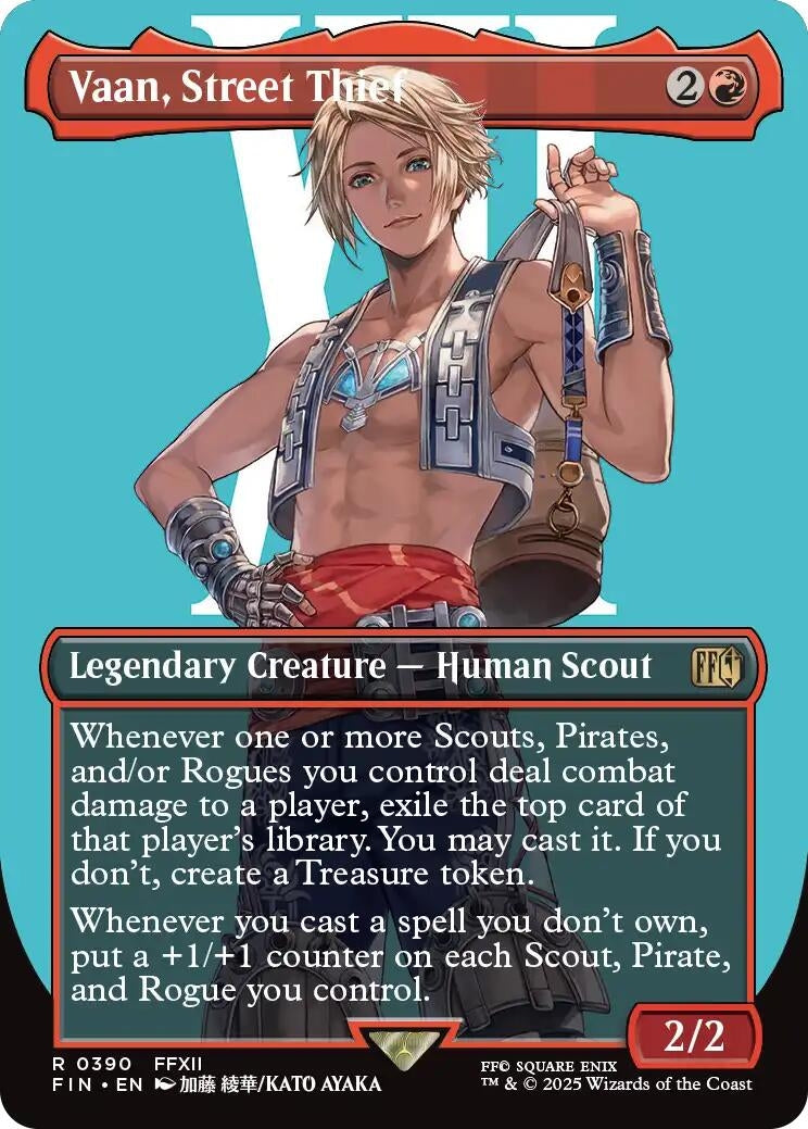 Image for Vaan, Street Thief (Borderless) [390] - Magic: The Gathering