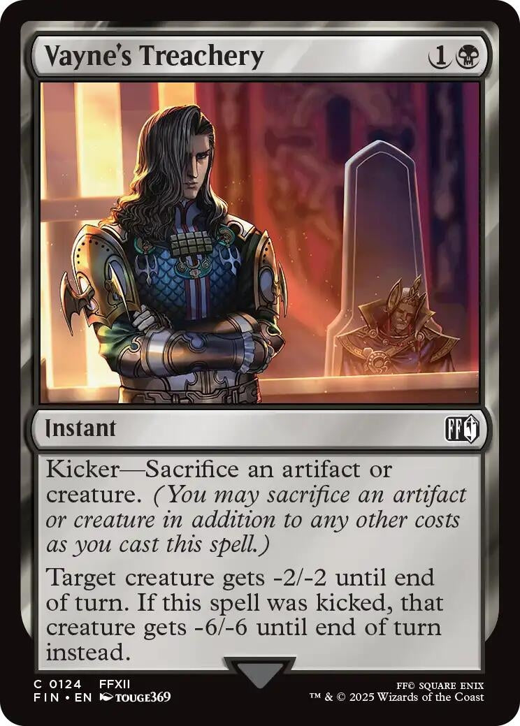 Image for Vayne's Treachery [124] - Magic: The Gathering