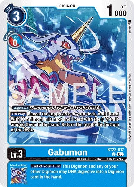 Image for Gabumon [BT22-017 U] - Digimon Card Game