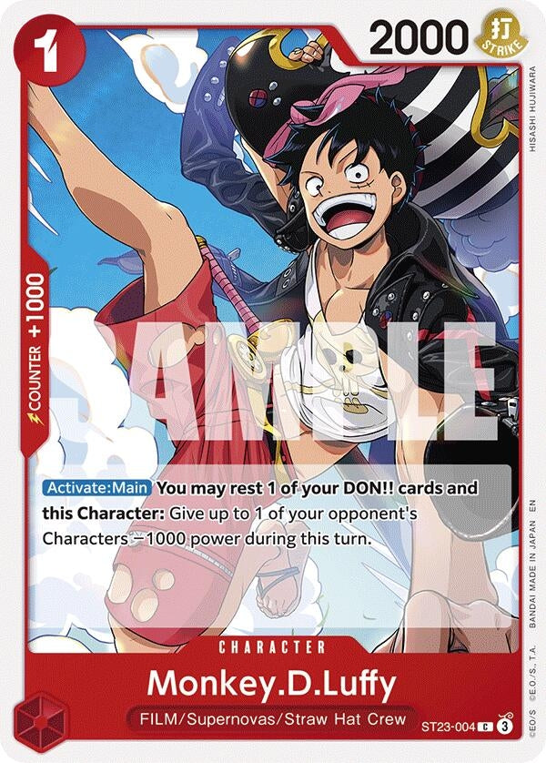 Image for Monkey.D.Luffy [ST23-004] - One Piece Card Game