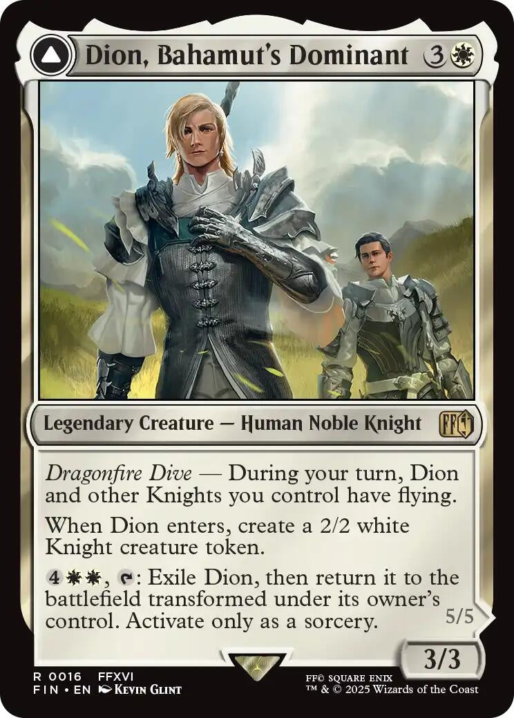Image for Dion, Bahamut's Dominant [16] - Magic: The Gathering