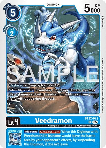 Image for Veedramon [BT22-022 C] - Digimon Card Game