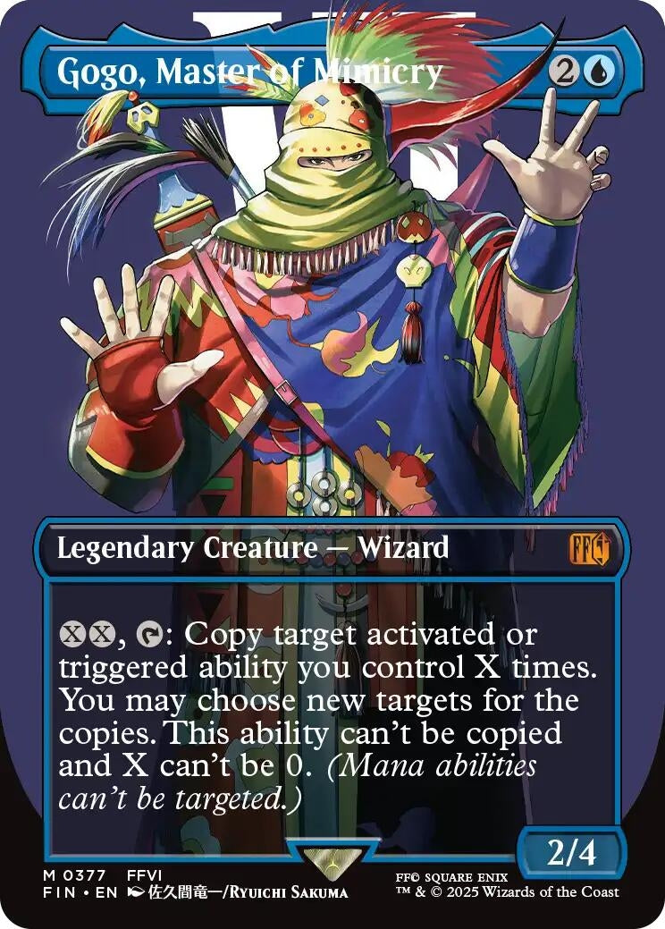 Image for Gogo, Master of Mimicry (Borderless) [377] - Magic: The Gathering