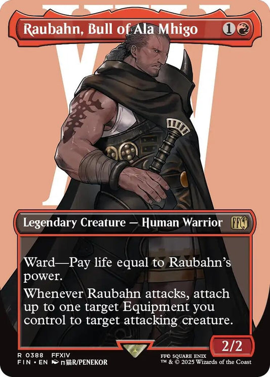 Image for Raubahn, Bull of Ala Mhigo (Borderless) [388] - Magic: The Gathering