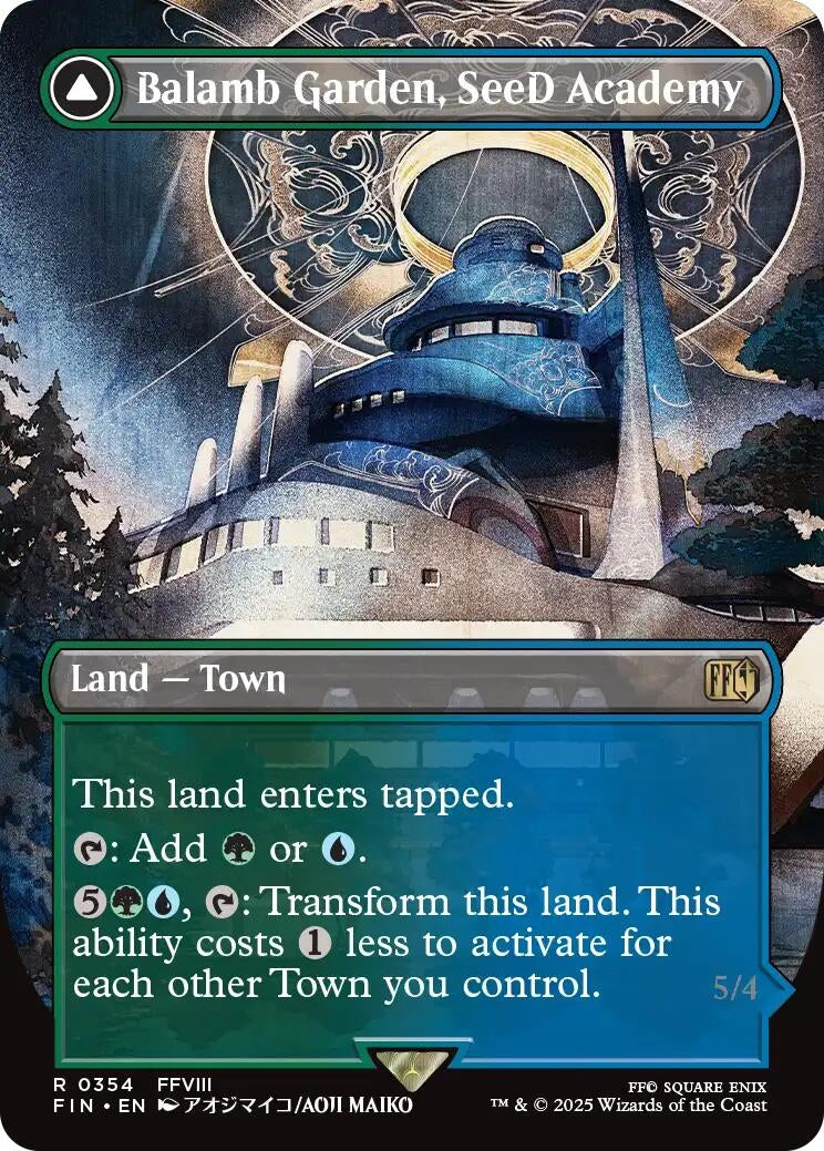 Image for Balamb Garden, SeeD Academy (Borderless) [354] - Magic: The Gathering